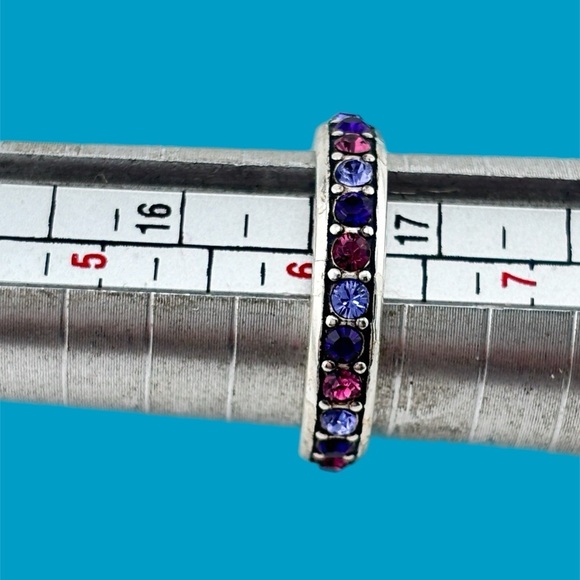 Brighton Elegant Silver and Purple Gemstone Ring
Size 6. Great stack Ring - Picture 6 of 6